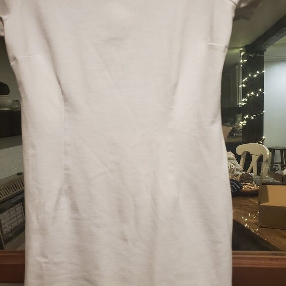 Banana Republic White Square Neck Dress Size 0 - Picture 2 of 7